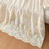 French Retro Embroidered Long-Sleeve Tea Dress