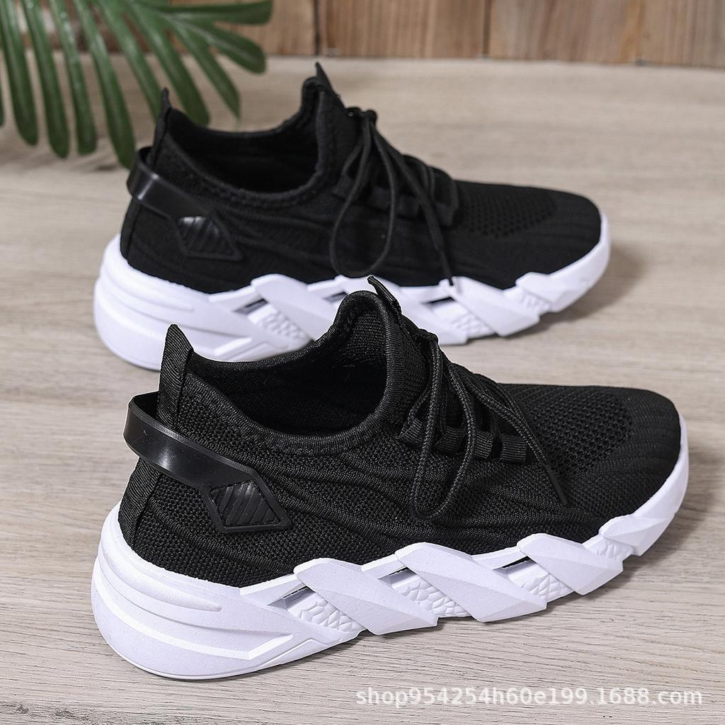 Running Shoes, Women's Casual Soft Soled Sports Shoes, Breathable Single Shoes, Fly Woven Mesh Shoes, Sports Shoes