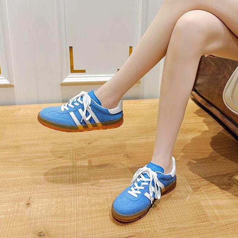 Dexun shoes women's new versatile flat-soled retro classic casual shoes ins wind Forrest Gump shoes sports shoes board shoes