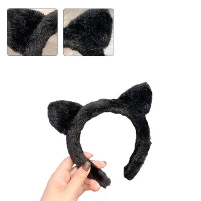 Cosplay Cat Ear Headband Woman Students Carnivals Anime Character Hairband Cat Ear Headbands Plush Christmas Hair Hoop