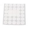 10 Sets Double Sided Foam Tapes Multifunctional Round PE Foam Self Adhesive Pads 20mmx1mm White