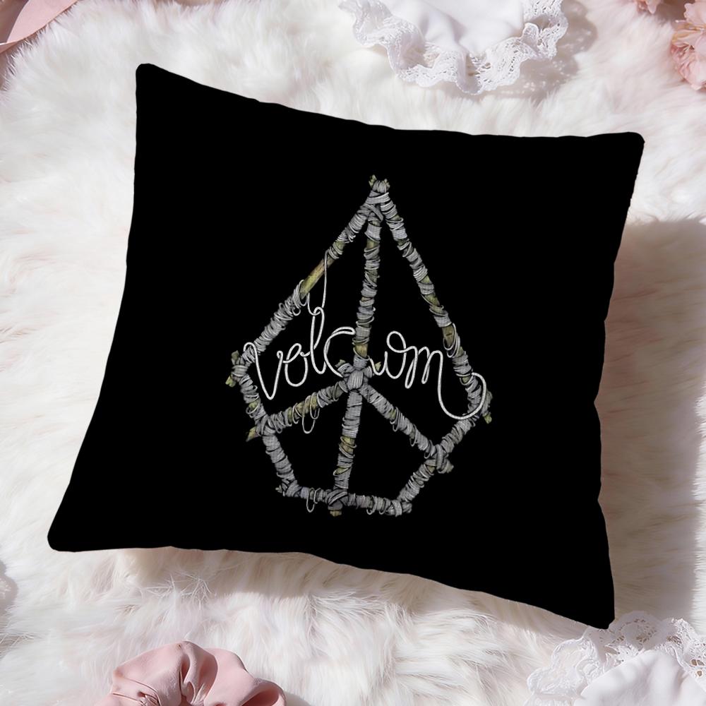 Band Cool V-VolcomS Cushion Cover Premium Comfort Reversible Pillow Cove -Two in One Design for Any Room & Car Interior