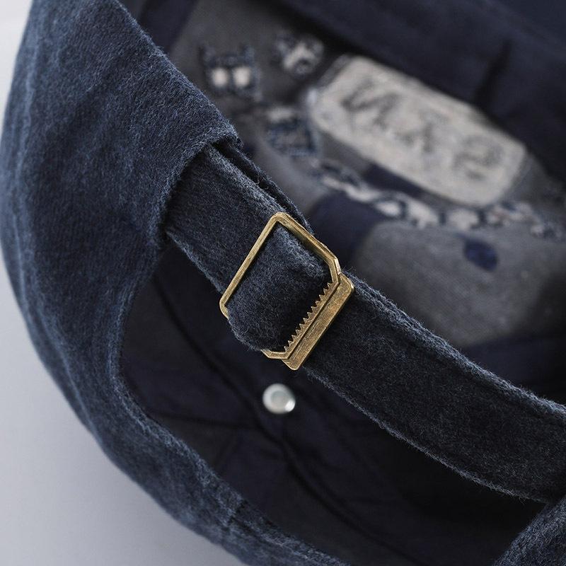 NYS 84 Letter Embroidery Washed Denim Baseball Cap Vintage Distressed Adjustable Dad Hat Men Women Outdoor Sun Hat