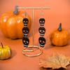 Lightweight Acrylic Skull Bat Dangle Earrings For Women Spooky Halloween Gothic Jewelry Accessories