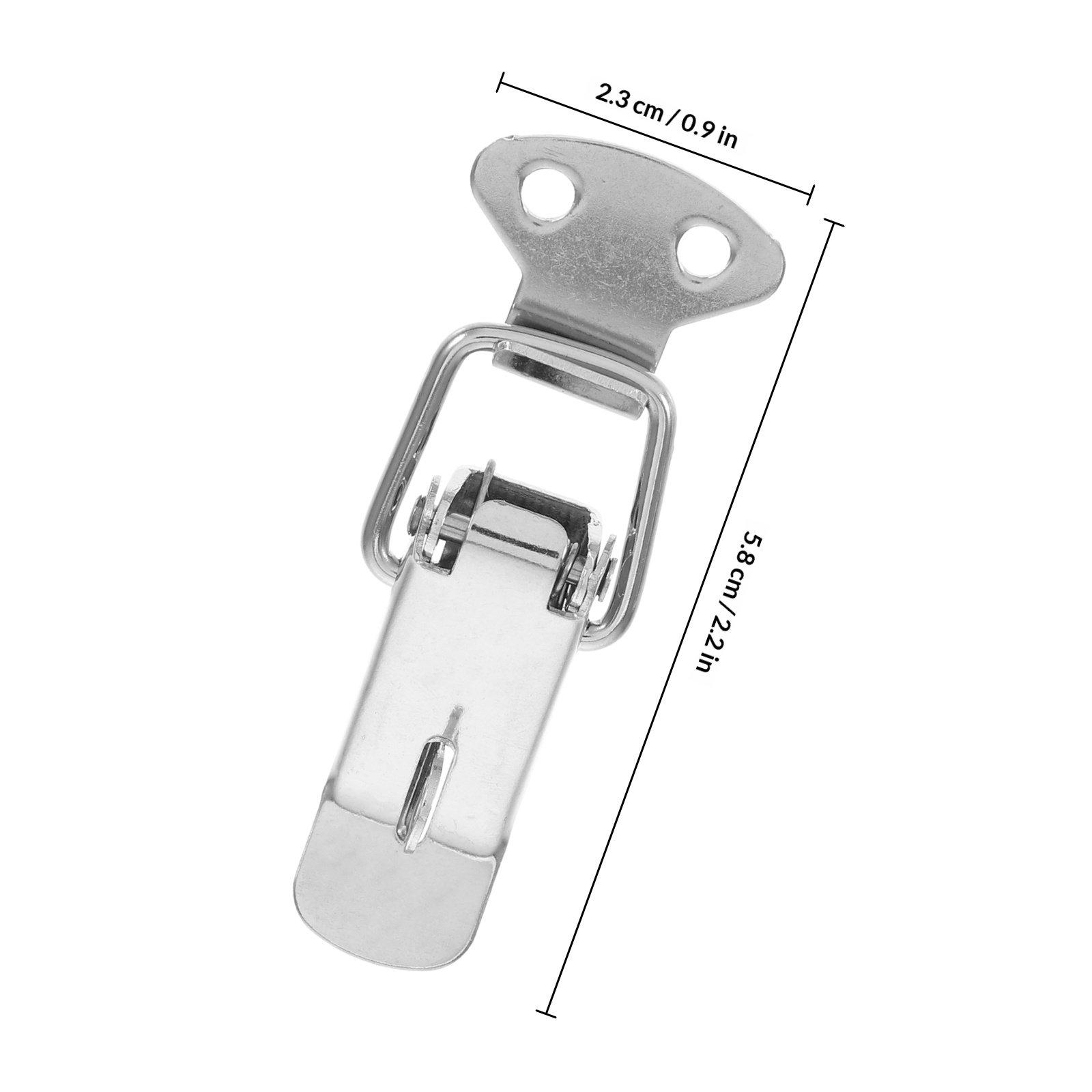 

Spring Loaded Toggle Latch Stainless Steel Toggle Lock Padlock Hole Cabinet Wooden Case Toolboxes Chest Trunk Heavy Duty Luggage