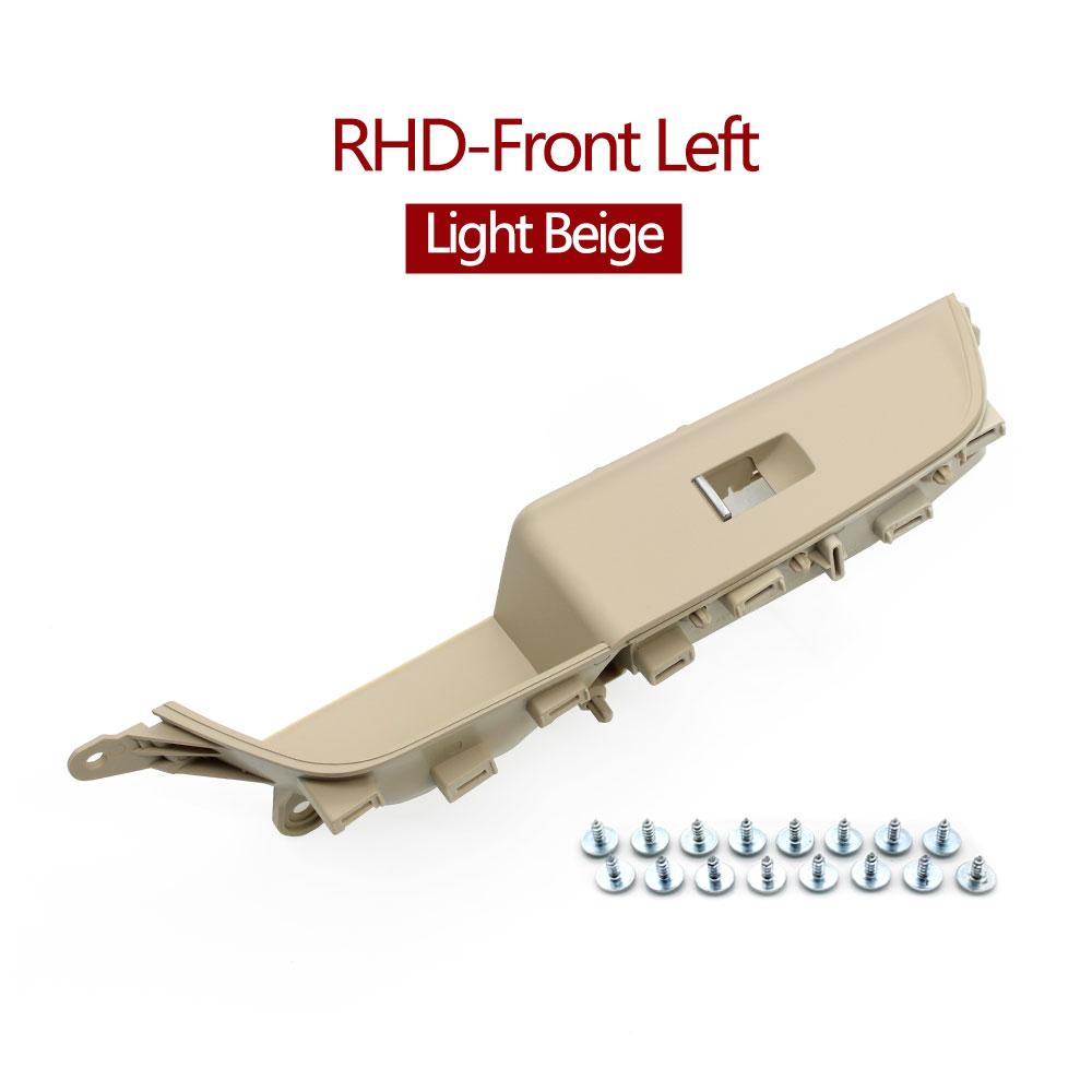 RHD Car Front Driver Door Handle Armrest Cover Left Right Door Pull Handle Panel Cover Trim For BMW 6 Series GT G32 2017-