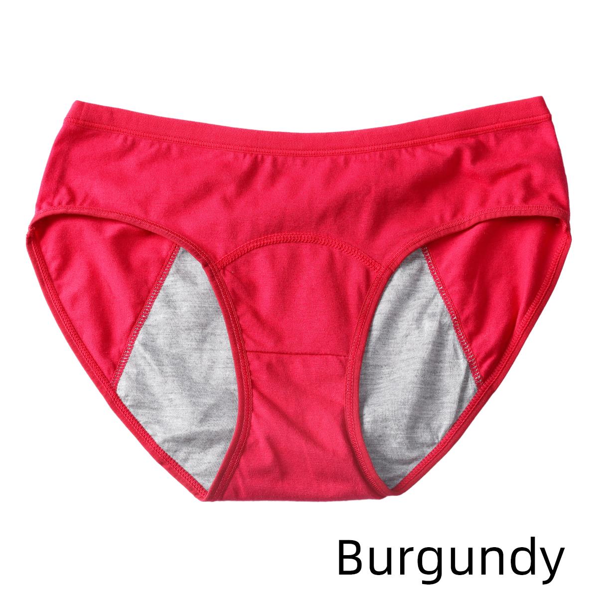 

Сплошные физиологические женские трусики с низкой талией, расширенные герметичные менструальные брюки, удобное дышащее женское нижнее белье для менструации M