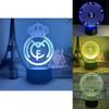 Stylish 3d Usb Night Light With Football Team Logos Perfect For Modern Home Decor