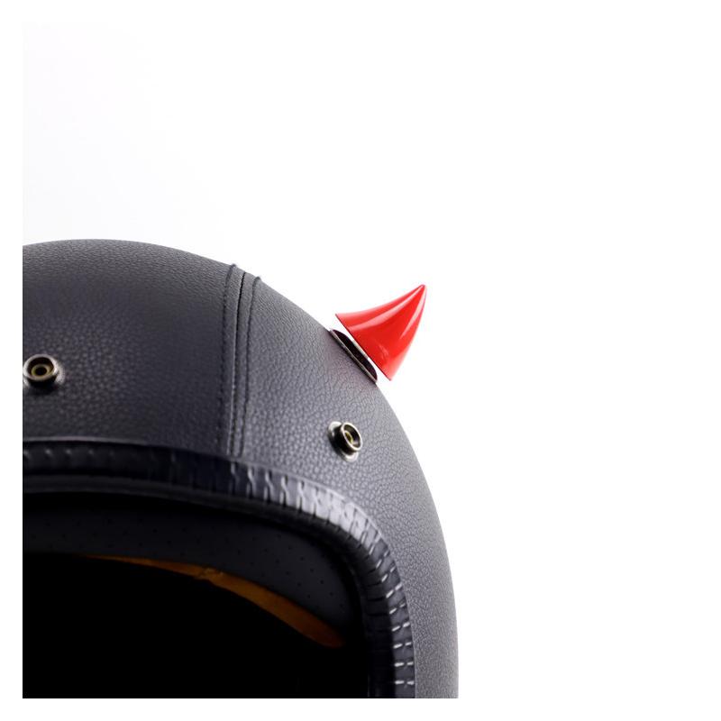 1 Pcs Motorcycle Helmet Corner Plastic Resilient Silicone Suction Cup Soft Horn Decoration Headwear Horn Decoration Accessories