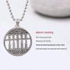 Retro Tibetan Silver Abacus Necklace for Women - Long, Versatile Sweater Chain Pendant, Ethnic Style Charm, Perfect for Autumn/Winter Attire.