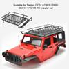 Model Vehicle Accessory Steel Luggage Tray Roof Rack for 1 10 RC Crawler Car