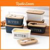 Stylish White Ceramic Butter Dish With For Convenient Cheese Storage And Serving