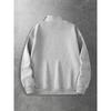 Gothic Printed Zipper Stand Up Collar Shirt, Fashionable Streetwear Zipper Sweatshirt Is an Ideal Choice for Matching Fashionable Clothing