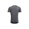 Under Armour Rush Series Breathable Slim Fit Training T-Shirt Men Tops Gray 1361132-012