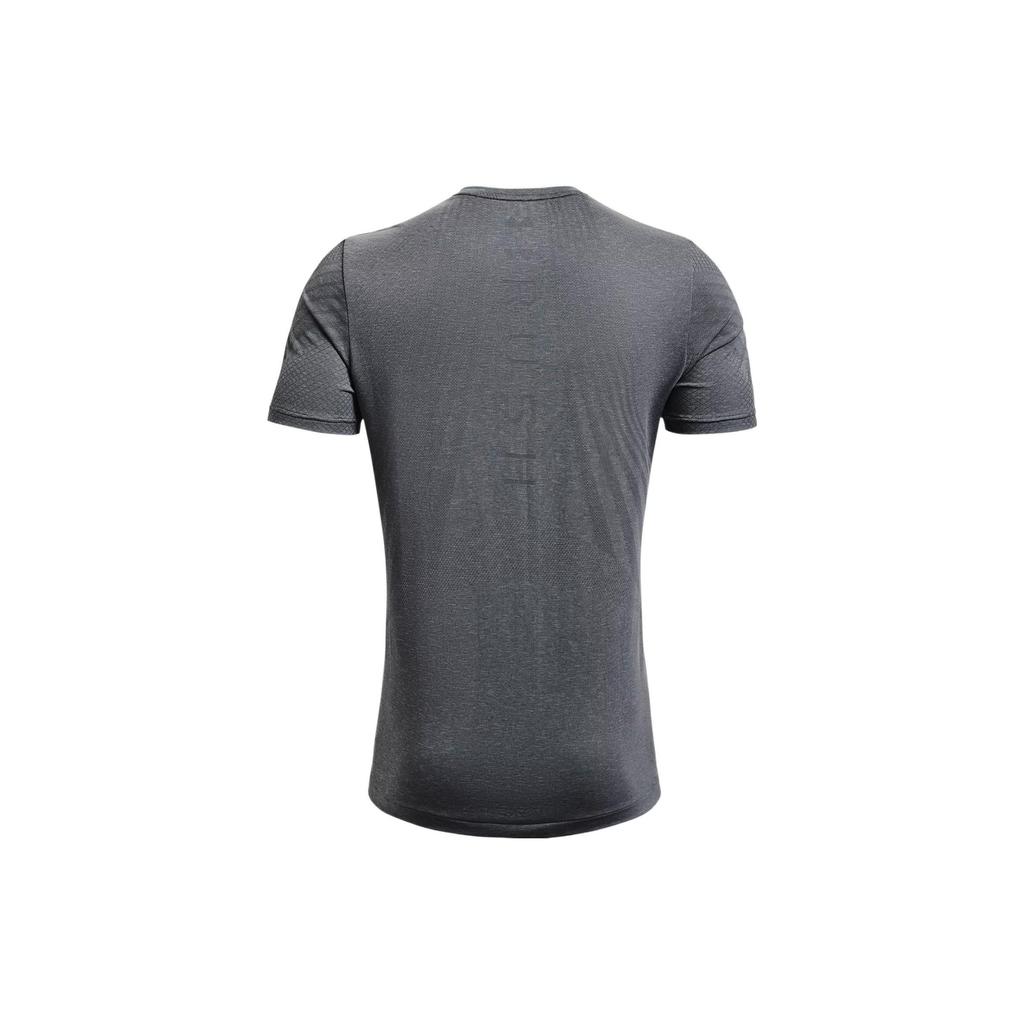 Under Armour Rush Series Breathable Slim Fit Training T-Shirt Men Tops Gray 1361132-012