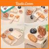 Kids Wooden Kitchen Role Play Toy With Cutting Food For Interaction Parentchild
