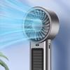 Portable Solar Charging Hand Fan 5 Speed Blower Handheld Fan Rechargeable Replacement For Camping Hiking Indoor Use