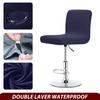 Real Waterproof Fabric Bar Chair Cover Stretch Short Back Chair Cover Washable Cheap Spandex Covers For Home Hotel Banquet Decor