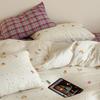 Spring/Summer Soft & Skin-friendly Pure Cotton Gauze 4-Piece Bedding Set: Class A Mother & Baby Grade