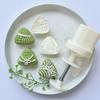 Plastik Mondkuchenformen Leicht zu reinigen Gebäckstempel Zongzi Form Mungbohnenkuchenformen ABS-Material für Mondkuchen
