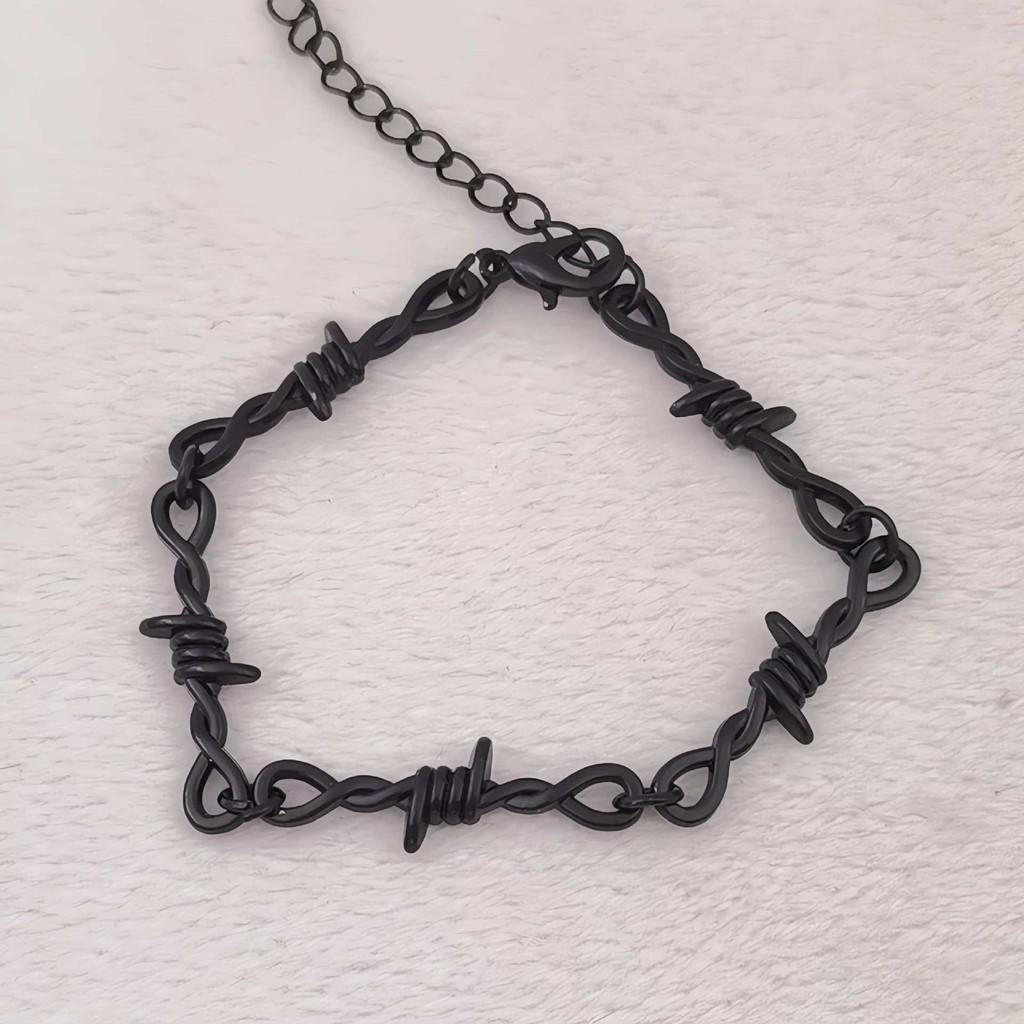 Gothic Cross Moth Pendant Necklace With Alloy Chain For Punk Style Womens Party Accessory