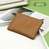 2Pcs Zipper Coin Purse Wallet Small  Portable Change Wallets for Women PU Clutch Travel Lightweight Storage