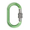 Rock Climbing Carabiner Light Weights Twist Carabiner Hook with Screwgate Spring Snap Keychains Clip Hook Buckle