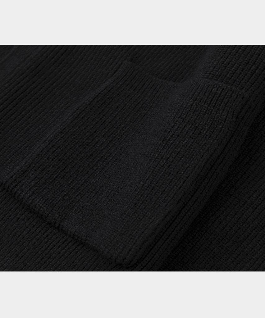 LETTERCOMO Essential V-Neck Cardigan Knit Black
