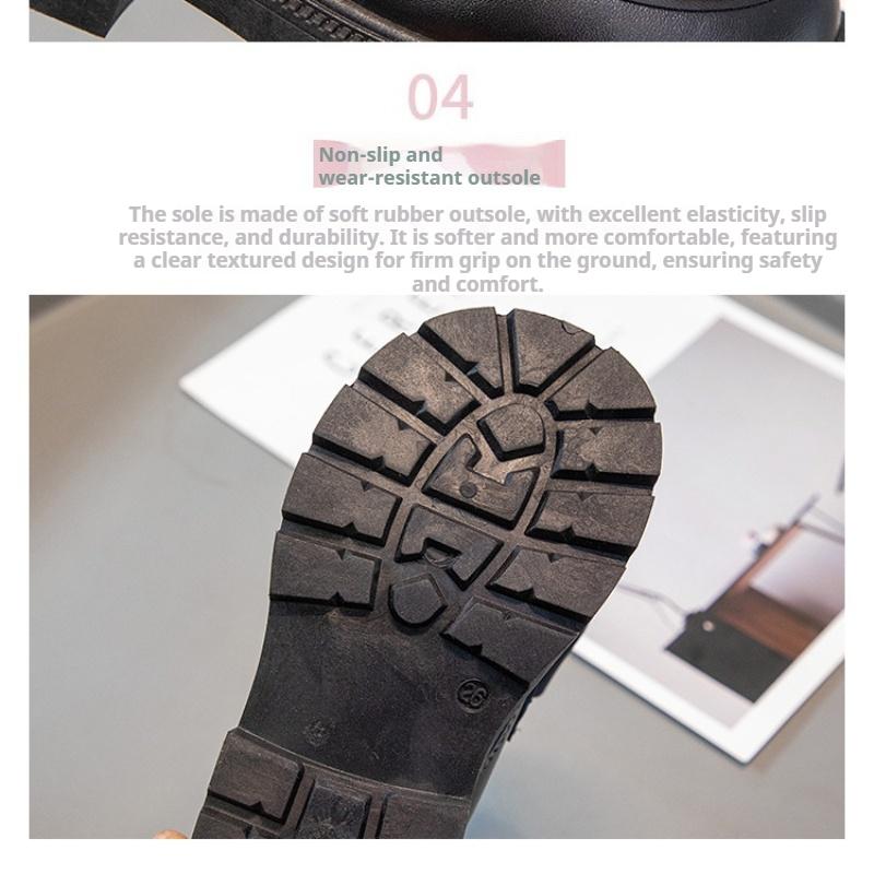 Spring and Autumn New Children's Performance Shoes Girls Soft Sole Comfortable Wear-resistant Leather Shoes