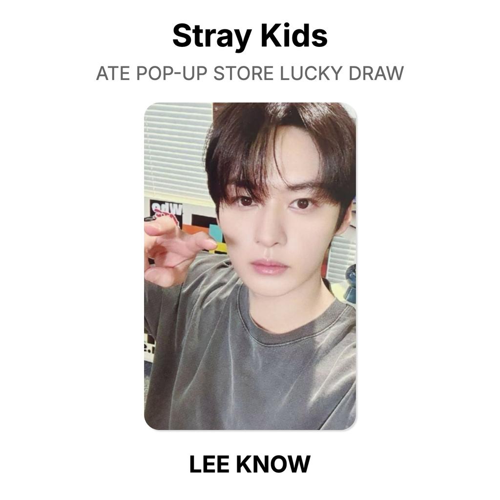 Stray Kids ATE POP-UP STORE LUCKY DRAW Official Photocard