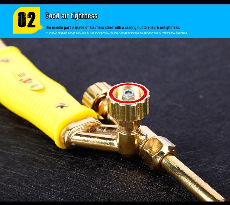 All-Copper Injector Acetylene/Propane Welding Torch H01-2/6/12