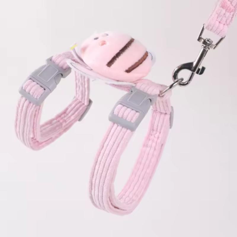 Cat Harness Cute Bee Style Pet Harnesses And Set Adjustable Harness for Cats Small Dogs Cat Accessories