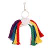 Colorful Cotton Rope Parrot Chewing Toy for Cage Entertainment and Beak Grinding Bird Cage Climbing Tearing Rope Toy