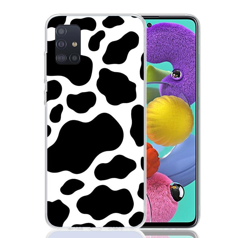 Dairy Cattle Cow Speckle Cute Phone Case For Samsung Galaxy A52 A42 A32 A22 A12 A51 A50S A40 A30S A20E A10S A41 A31 A21S A11 A72