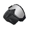 Motorrad-Vollrahmen bunte Schutzbrille, schwarzes Offroad-Outdoor-Sportmodell, Unisex-Schutzbrille mit Gesichtsschutz