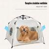 Automatisches Falt-Haustierzelt Wetterfest Tragbar Katzenhundehaus Outdoor Indoor Unterstand Camping Reisezubehör Oxford-Gewebebezug