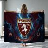 Torino Fc Print Flannel Blanket High Quality Warm Comfortable Cover for All Seasons Perfect for Gifts Home Decor