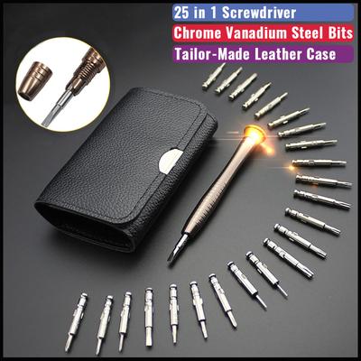 Mini-Präzisions-Schraubendreher-Set, 25-in-1, elektronischer Torx-Schraubendreher, Öffnungs-Reparatur-Werkzeug-Set für iPhone, Kamera, Uhr, Tablet-PC