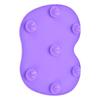 55cm Runde Silikon Rutschfeste Dusch-Massage-Matte Zuhause Hotel Badezimmer PVC Ablauflöcher Saugnäpfe Boden Faul Massage Fußpolster 1 Stück