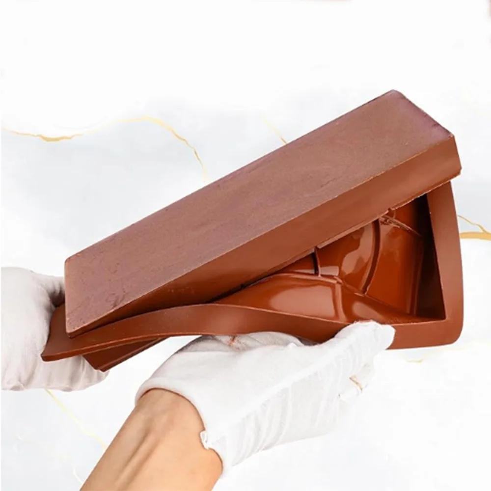 Super Große Silikon Schokoladenform Sandwich Kuchen Lebensmittelqualität Silikon Backform Rechteckige Schokoladenform Backzubehör