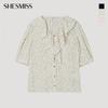 [shs Miss] Frill Half Sleeve Blouse Swwblp21080