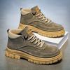 Martin boots men's new autumn high-top British style retro men's heightened thick-soled medium-help tooling short boots