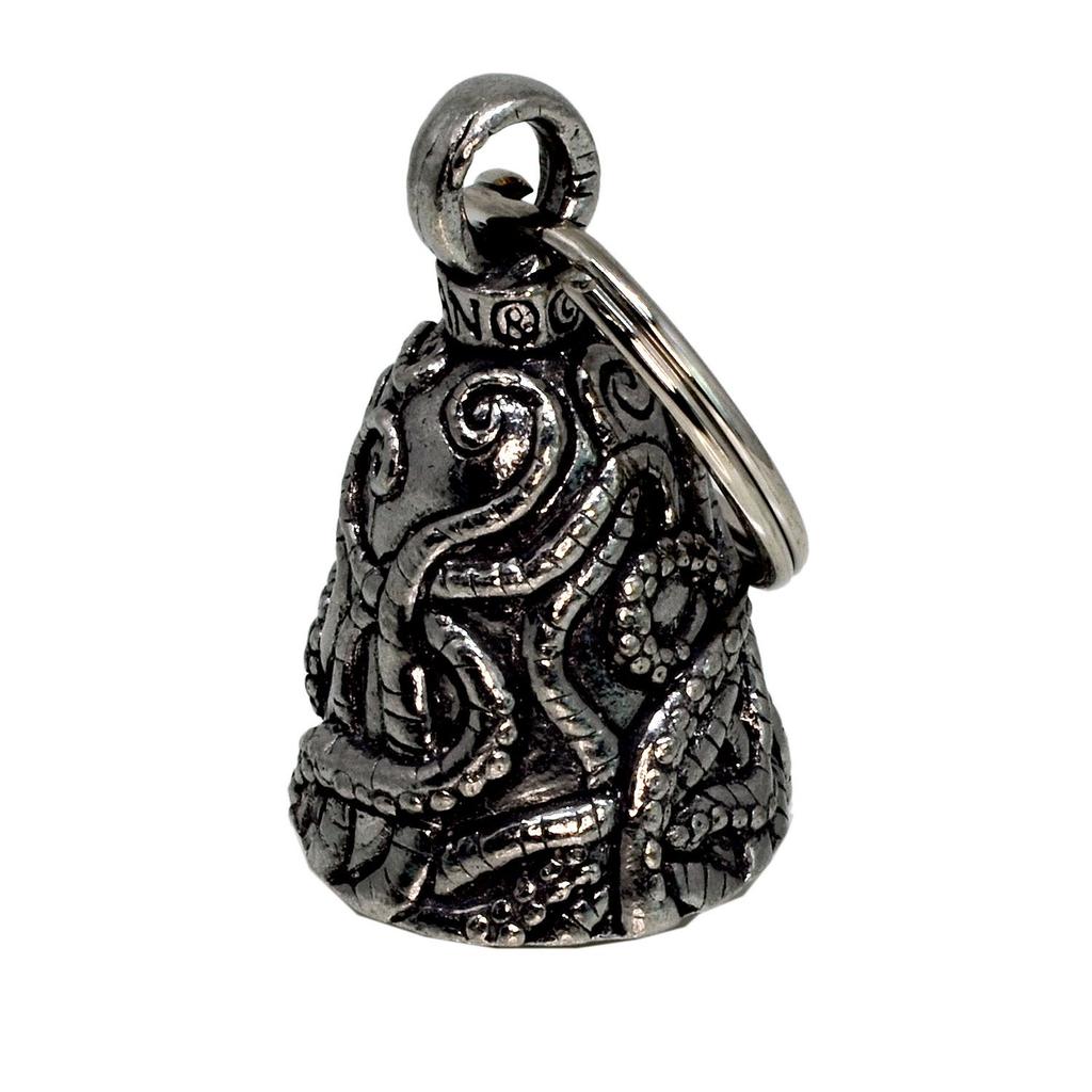 Guardian Bell USA AMGB-110 Made in USA Kraken Biker Amulet Keychain Traffic Safety Bell Amulet