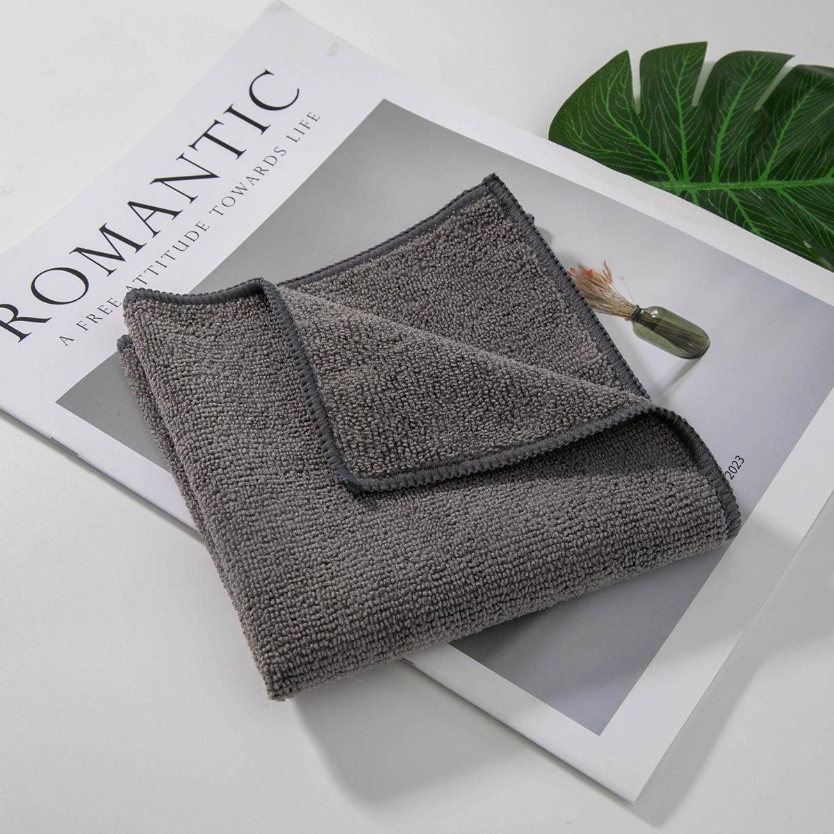 

Boxed 5-color housework kitchen cleaning towel microfiber absorbent lazy rag table wash car scouring cloth 30 * 30 (warp woven cloth)