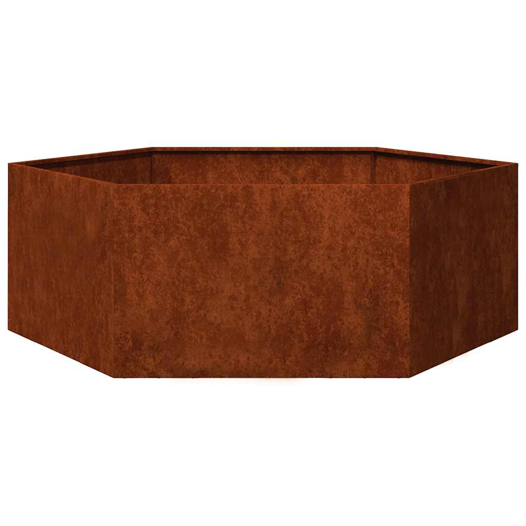 Pflanzkasten Rostig 138x120x45 cm Cortenstahl