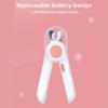 LED Pet Claw Trimmer Safe Design Cat Nail Grinder Professional Nail Cutter  Pet Grooming