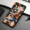 Funda para Apple iPhone XR 12 XS 14 7 8 Plus 11 X 13 Pro Max SE 6S Mini 5S SE2 6 5 Funda para teléfono Haikyuu Voleibol Anime