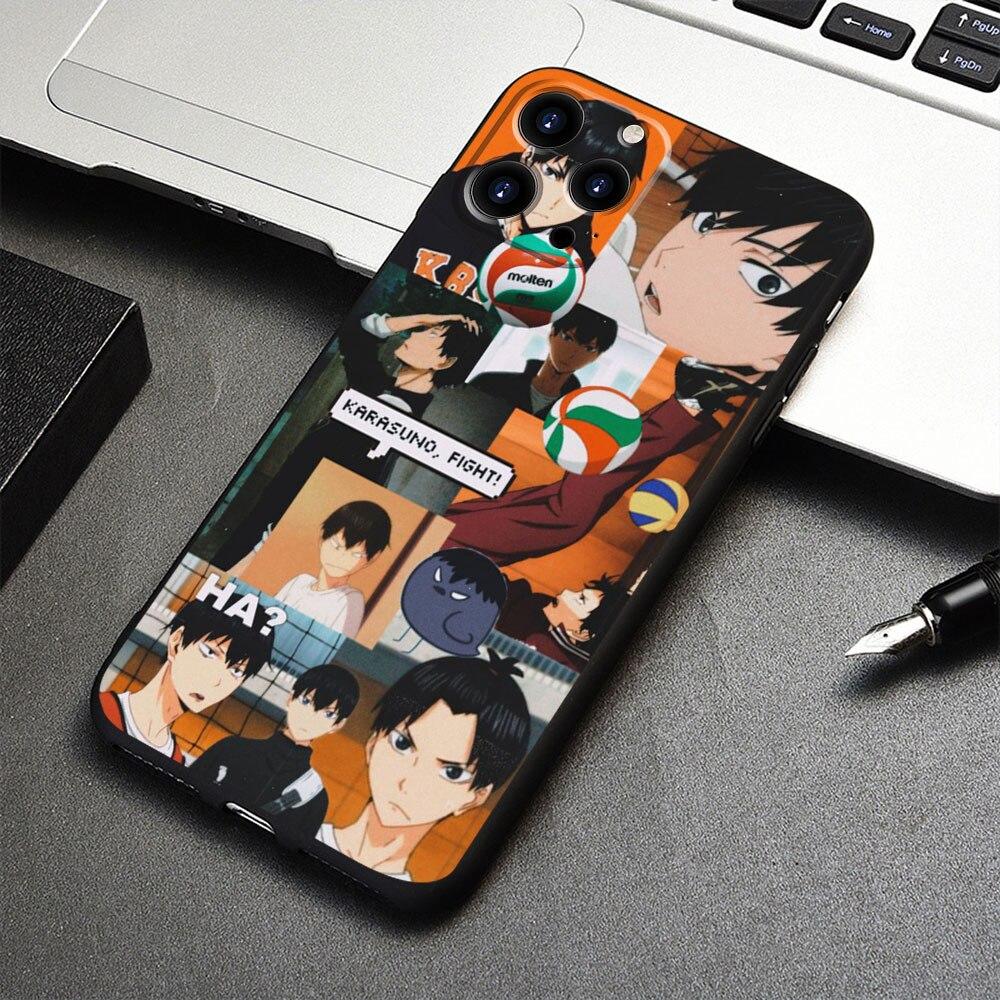 Husa pentru Apple iPhone XR 12 XS 14 7 8 Plus 11 X 13 Pro Max SE 6S Mini 5S SE2 6 5 Husa de telefon Haikyuu Volleyball Anime