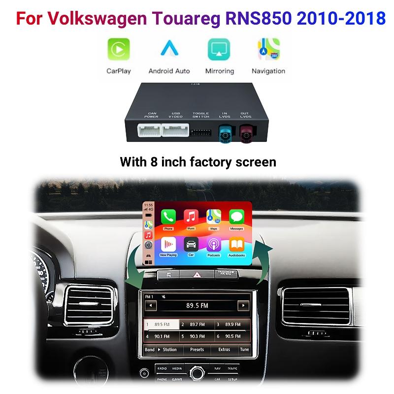 

LEXXSON Wireless CarPlay Interface For Volkswagen Touareg RNS850 2010-2018 with Android Auto Voice Control Mirror Link RNS850