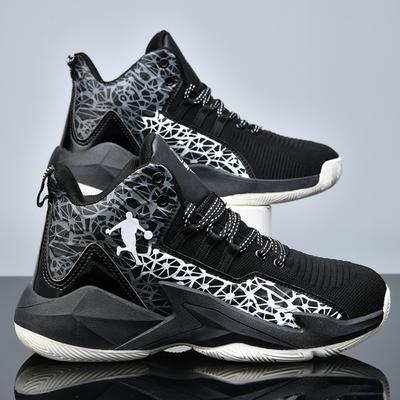 Zapatillas de Baloncesto Deportivas para Hombre y Mujer de Cuatro Estaciones Antideslizantes y Resistentes al Desgaste Botas de Combate de Caña Alta